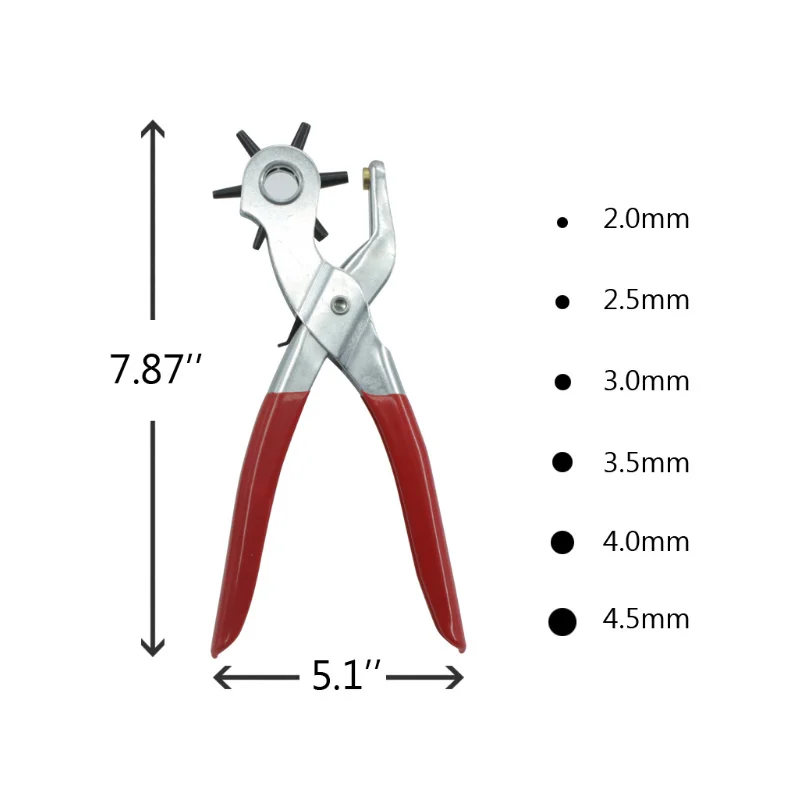 Пробивной перфоратор для украшения профессионального шитья кожи тяжелых тканей