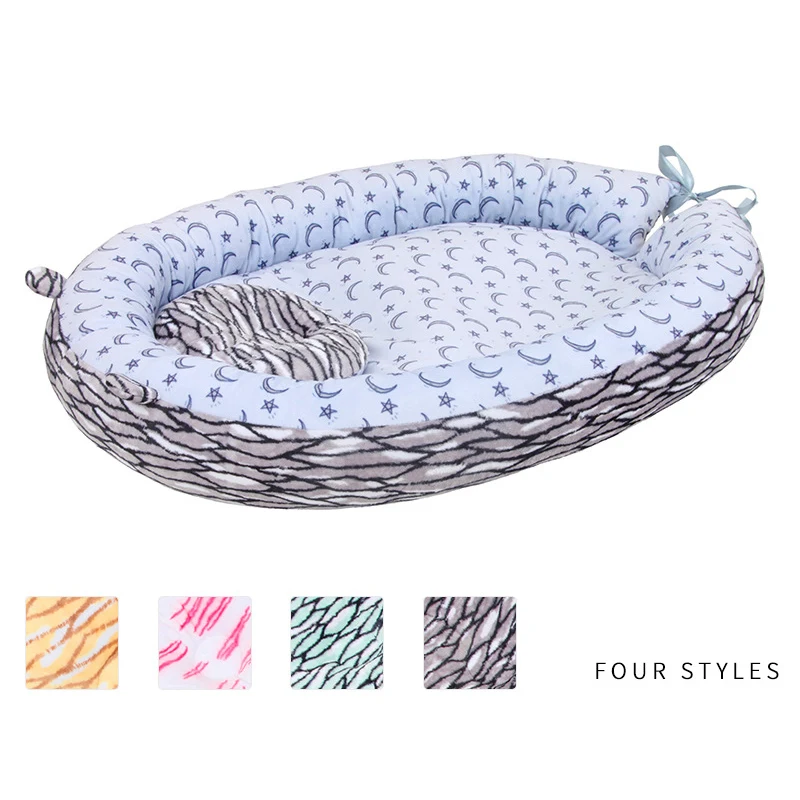 Soft Cotton Moses Basket Bassinet Portable Bed in Baby Cribs Carrycot Co Sleeping Newborns Mattress for Cradle | Мать и ребенок