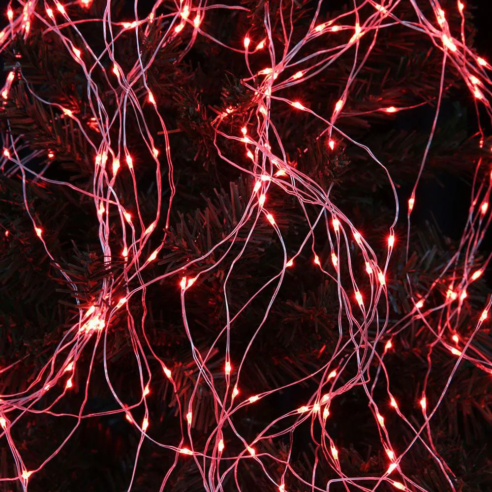 Светодиодный солнечный Мощность Медный провод Водонепроницаемая Гирлянда для