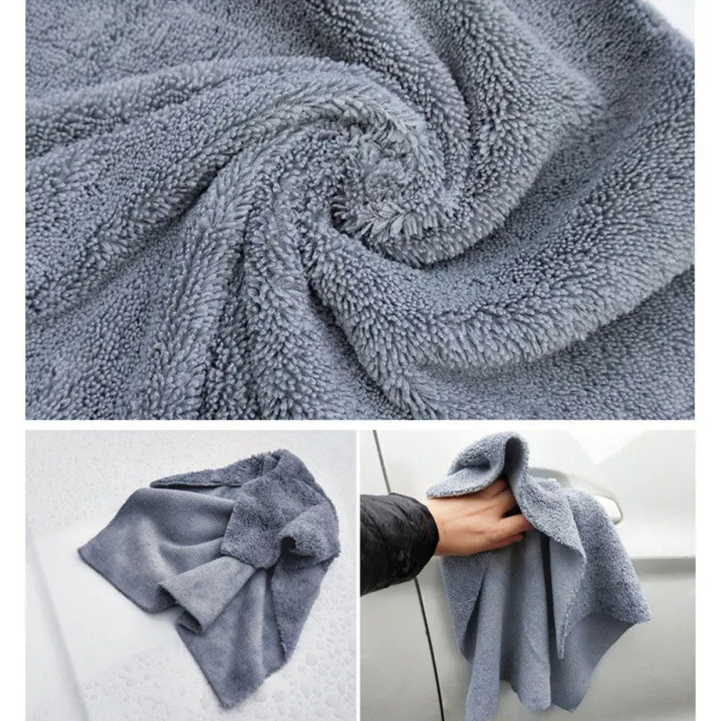 Полотенце из микрофибры без Edgeless 380 г/см верхних краев для полировки и