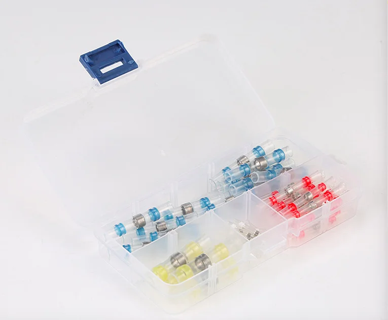 100 шт. Авто Медь припоя уплотнения Термоусадочные Провода соединителя клемм и