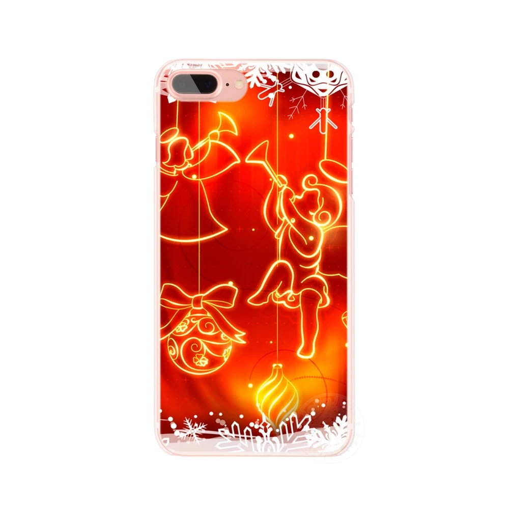 HAMEINUO Рождественская тема чехол для сотового телефона iphone 6 4 4s 5 5s SE 5c 6s 7 8 plus X|case for