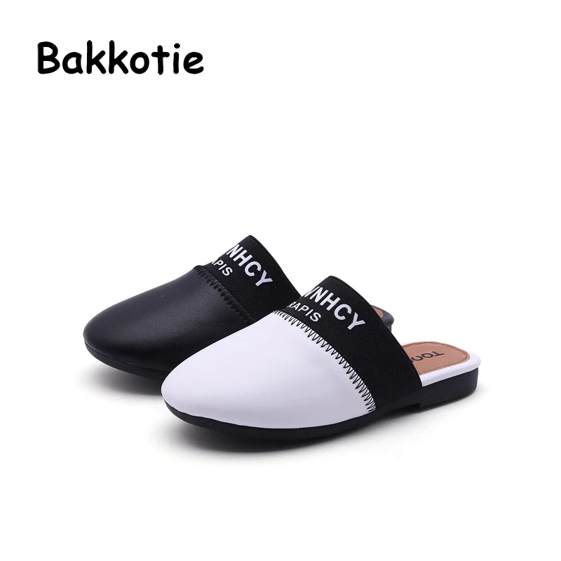 Bakkotie 2018 новые летние дети мода новый Шлёпанцы для маленьких девочек тапочки