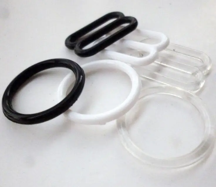 Регулируемые кольца с пряжкой для бюстгальтера незаметное нижнее белье 0 8 дюймов - Фото №1