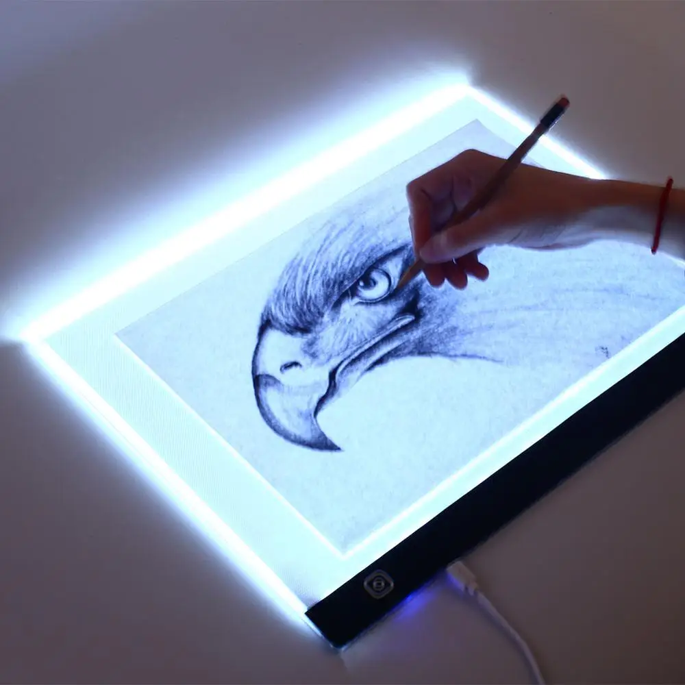 Светодиодный планшет LED A3 A4 A5 USB портативный графический для рисования и письма