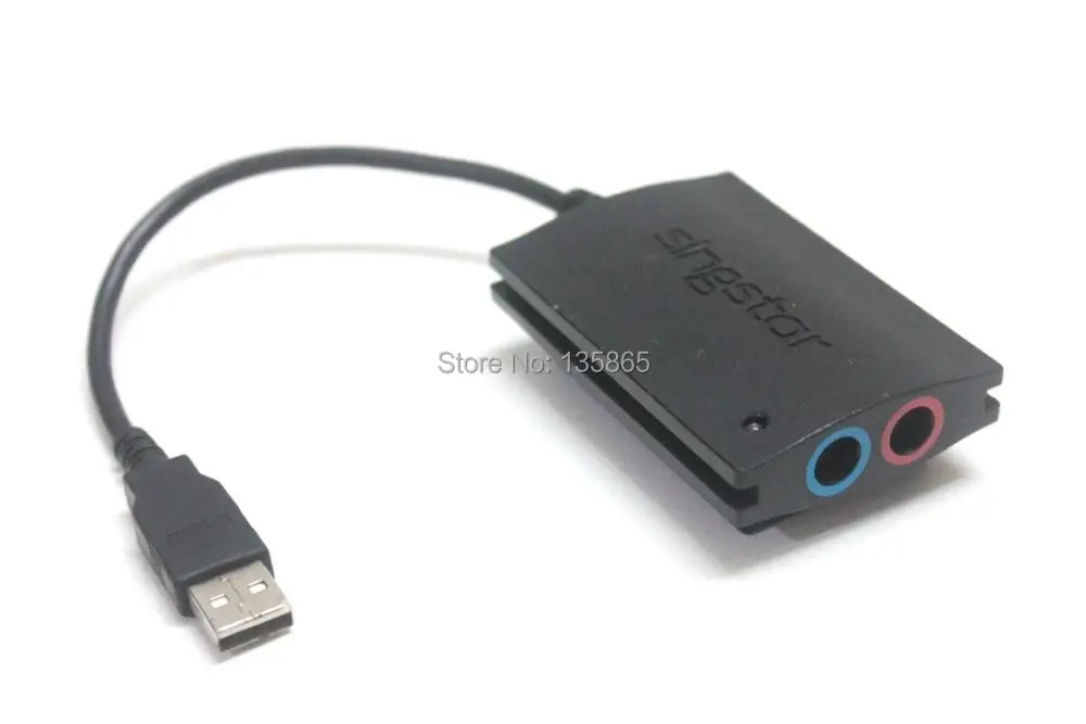 Конвертер USB для микрофона адаптер SingStar PlayStation 2 и 3 с поддержкой ПК|Компьютерные