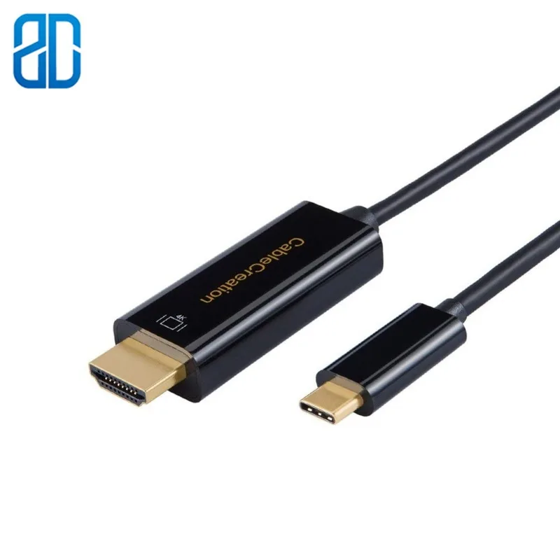 Кабель USB C к HDMI Type (совместимый с Thunderbolt 3) MacBook Air/iPad Pro/Mac Mini Dell XPS 13/15 Yoga 920 Samsung
