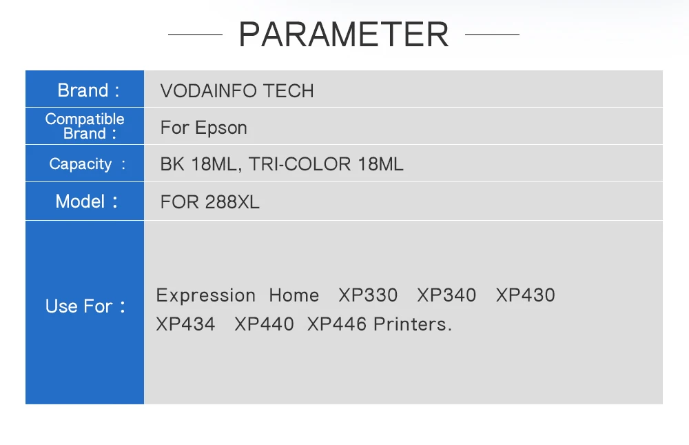 QSYRAINBOW совместимый чернильный картридж для Epson 288 288XL(1 черный, 1 голубой, 1 пурпурный, 1 желтый) 5-Pack для принтера XP-330 XP-434