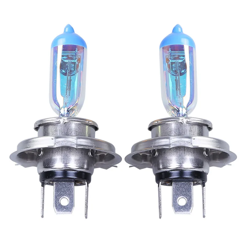 Urbanroad 1 шт. автомобиль галогенная лампа H4(P43t) 12 V/55/60 W для универсальная запасная внутренняя часть Радуга Цвет головной светильник тумана светильник