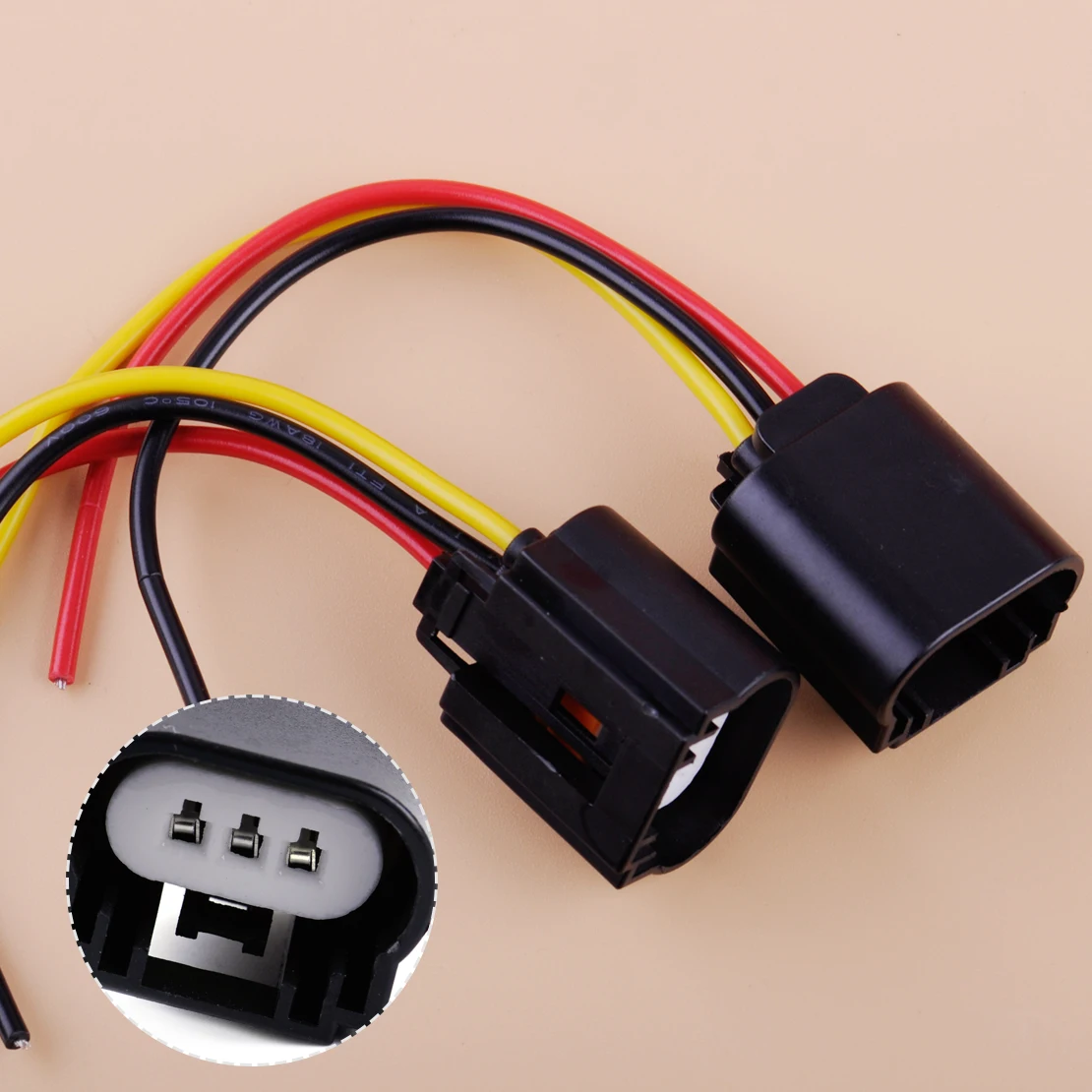 CITALL 2 шт. Пластик &amp Металл и Керамика автомобиля 12 V 9008/H13 фар удлинитель розетка
