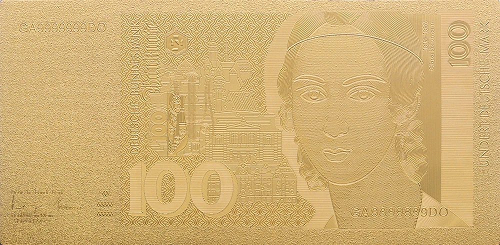 VNFURU Deutsche Mark золотые банкноты 24K Creative100 для банкнот по низкой цене|Золотые