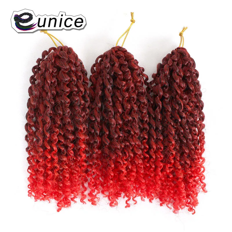 

EUNICE Products 8 "Искусственные волосы для наращивания Мали, Боб, цвет: серый, светлый, бордовый, Омбре, плетеные волосы