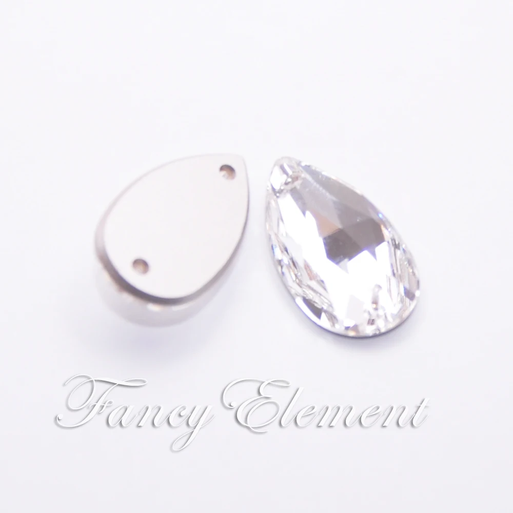 Swarovski Elements 3230 Tear Drop 28x17 мм Clear (001) 1 шт. (не упаковка) Sew On Stone|stone|swarovski crystal stones wholesalestone