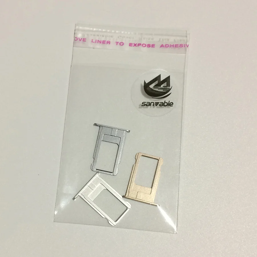 500 шт. для iPhone 6 4 7 &quotоригинальные новые Адаптеры Nano Sim карты держатель Слот лоток