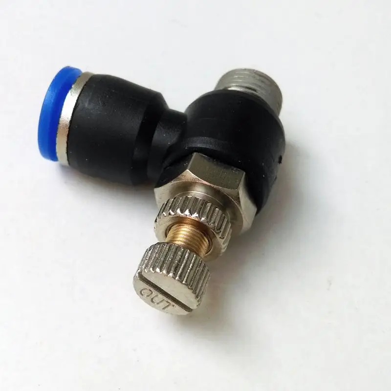 10 шт./лот пневматический клапан дроссельной заслонки регулятор скорости воздуха