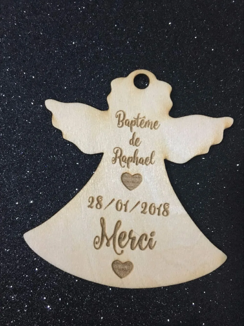 Персонализируйте имя Ангела крестины детский душ Первое причастие Крещение