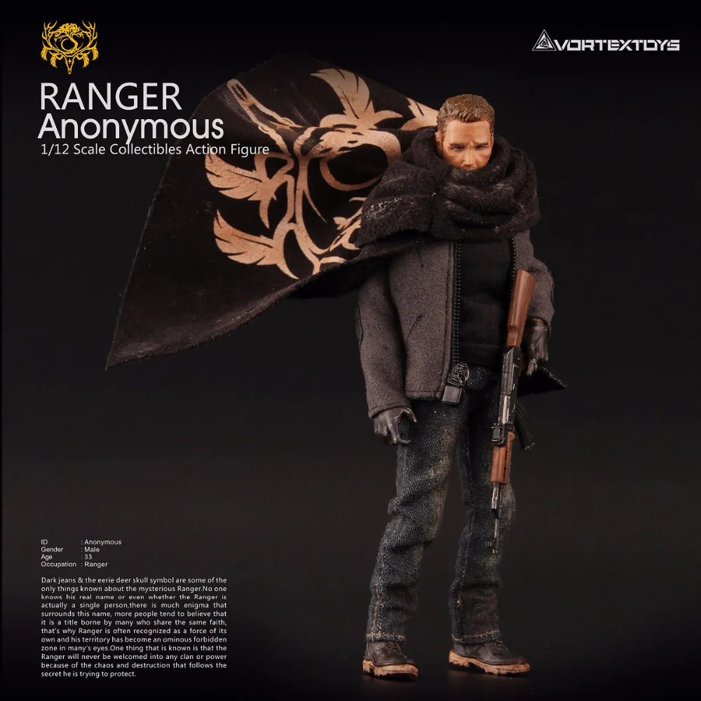 Экшн фигурка Vortex Toys YEW Series Ranger Anonymous 1/12|action figure|figures action figurefigure |