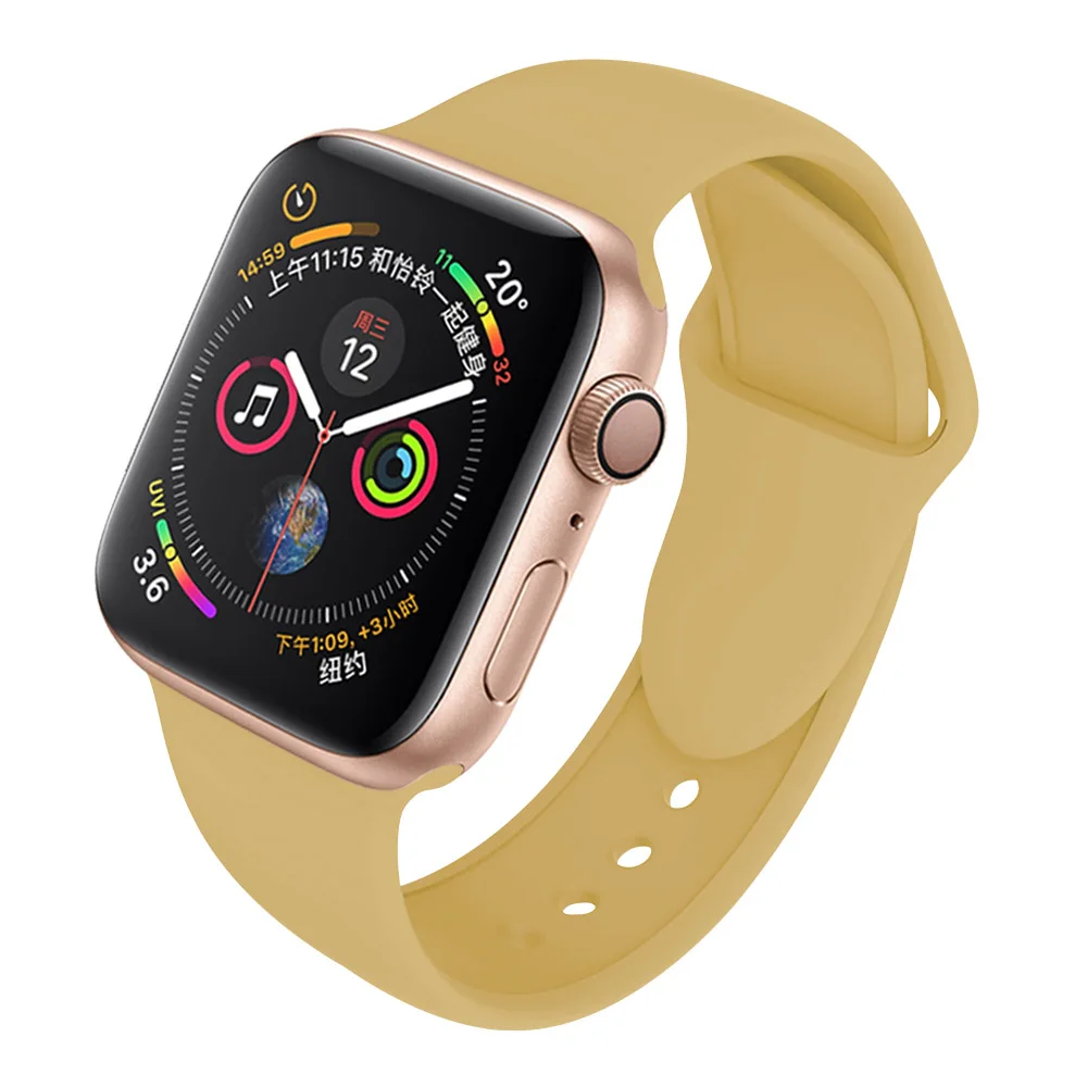 Hutaose SCELTECH мягкий силиконовый сменный спортивный ремешок для 38 мм Apple Watch Series1 2 42 мм ремешок для наручных браслетов для iWatch Sports Edition - Цвет: Hutaose