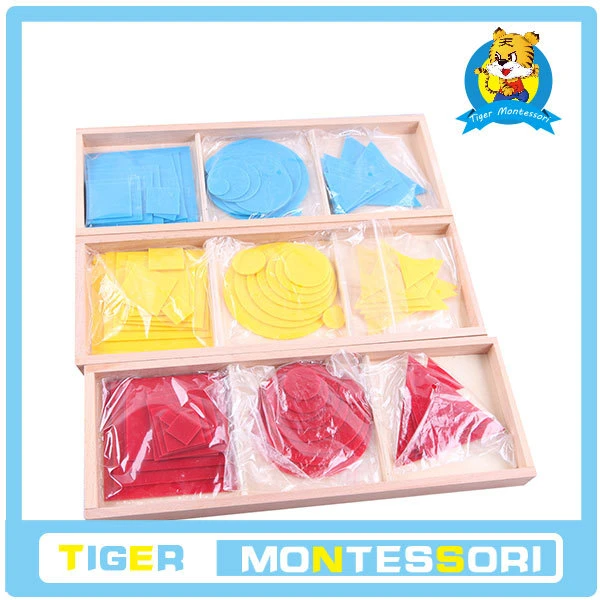 

montessori mathematics Triangles,circles,Square toy