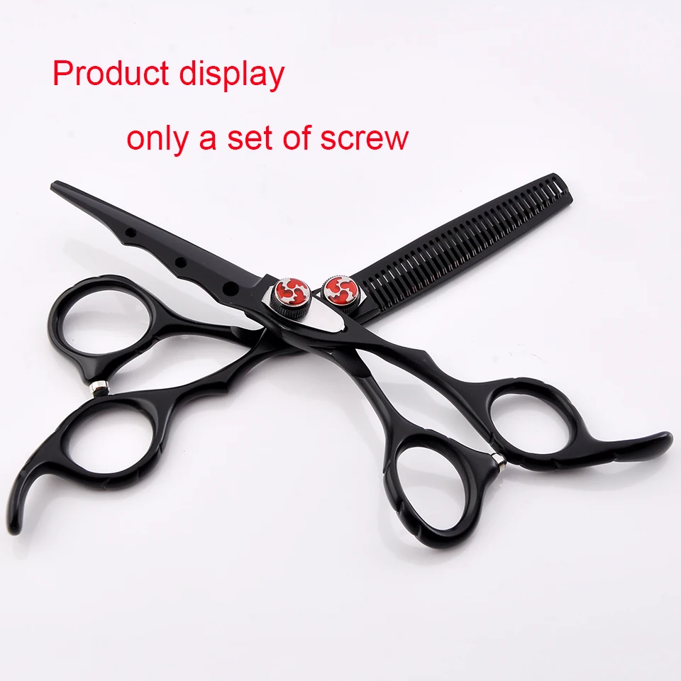 10 компл./лот Нержавеющая сталь Scissor винты Парикмахерская Accessorices винт комплект