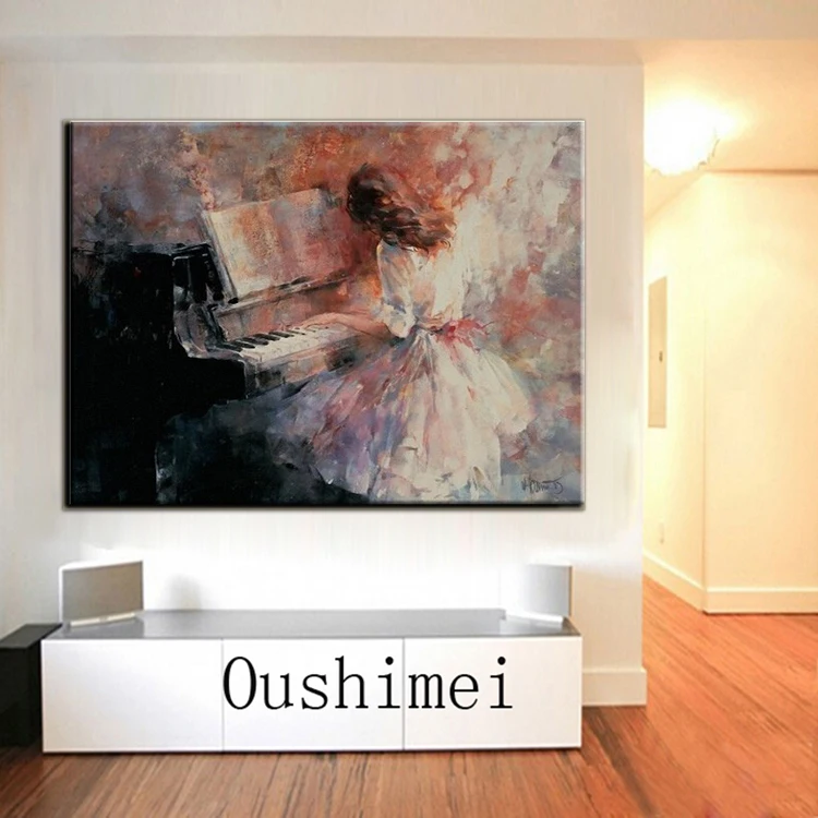 Опытный художник ручная работа высокое качество абстракция красивая девушка