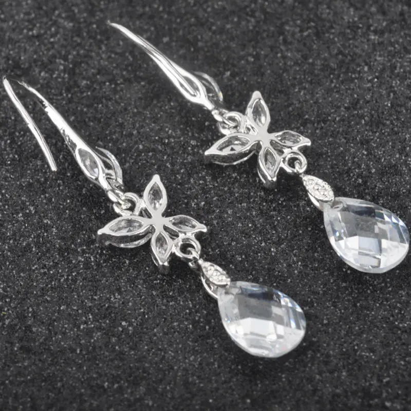 Идеальный белый кубический циркон полудрагоценный камень для женщин