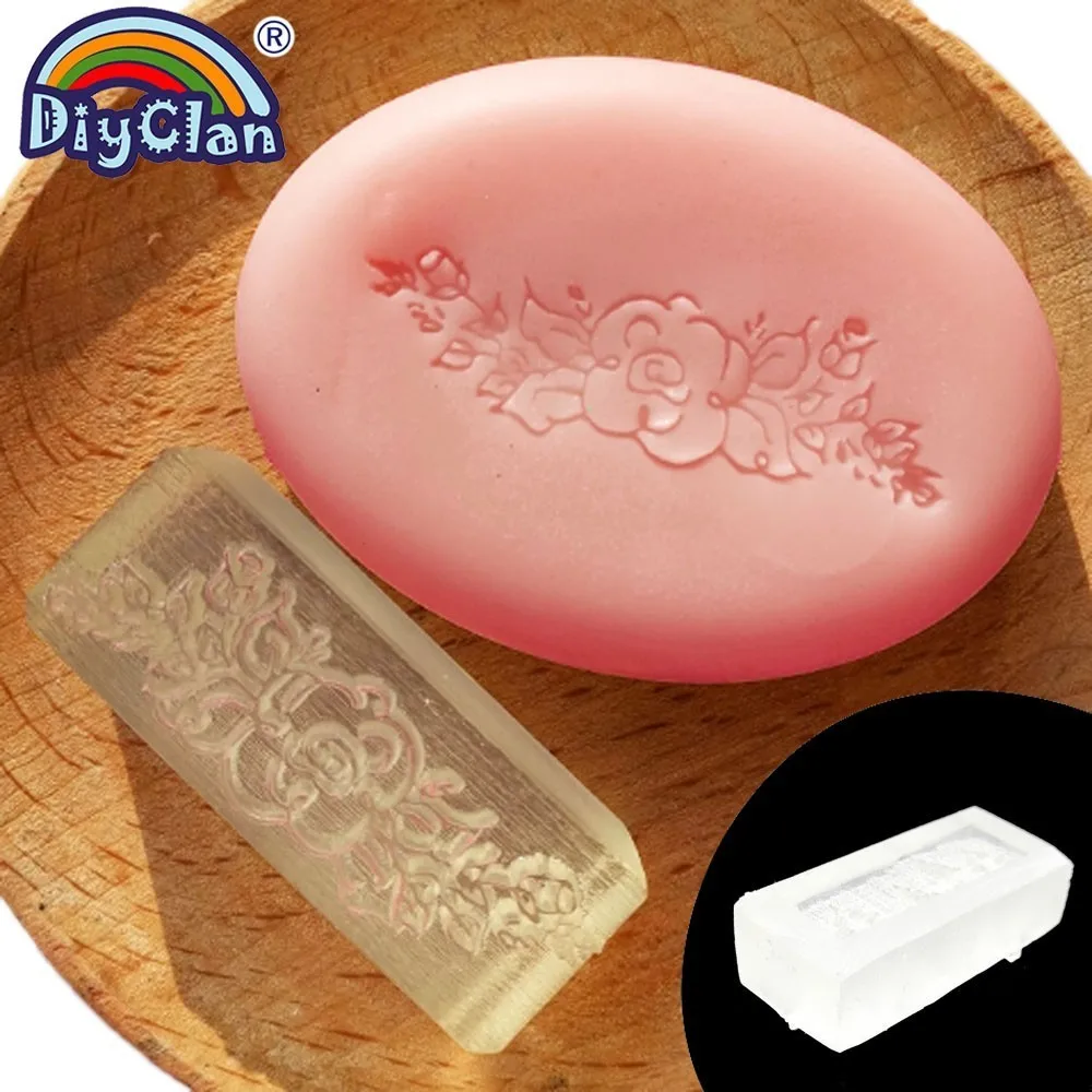Acrylic DIY flower resin chapte handmade Resin soap stamp chapter mini diy patterns Z0035HZ | Дом и сад