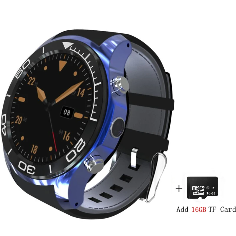 Android 5.1 Smart Watch телефон 512 МБ/4 ГБ монитор сердечного ритма шагомер Google mapa SmartWatch Bluetooth