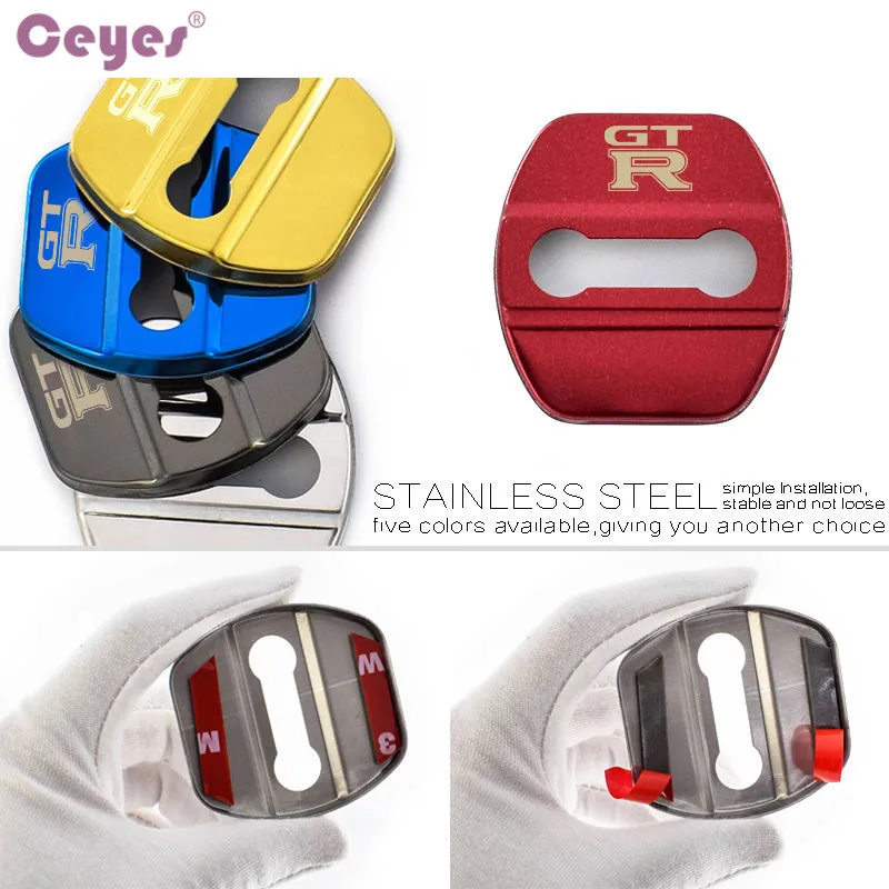 Ceyes Car Cover Styling Case For Nissan GTR Juke Qashqai GT-R Auto Emblems Tiida Teana GT R Accessories Car-Styling 4pcs/lot | Автомобили