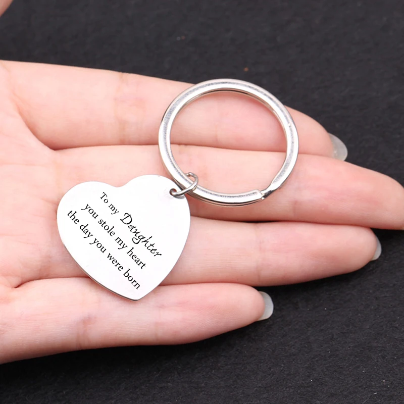 Брелки креативные подарки брелок в форме сердца подарок дочери вы украли мое