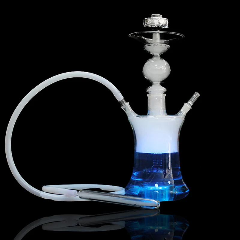 Hookah Hose Set Shisha Adapter Chicha Nargile Glass NarguileLed Art BossZaharh Big Mouth Piece Tuyau Silicone |