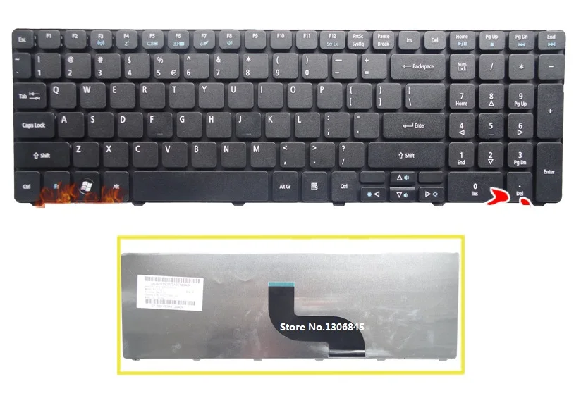SSEA новая клавиатура для Acer Aspire 5740 5536 5536G 5738 5738g 7735 7551 5336 5410 5252 5742G 5742Z 5738Z | Клавиатуры для замены -32726032990