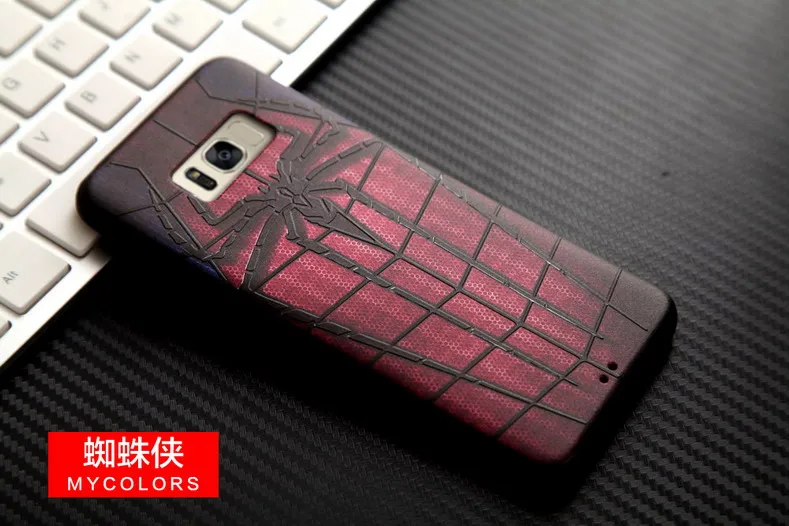 Чехол для Samsung Galaxy S8 с 3D стерео рельефным рисунком мягкий силиконовый защитный