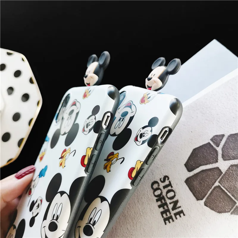 3D Toy Totoro Cow Phone Case For iPhone XS Max XR 6 6S 7 8 Plus X 5 5S SE Back Cover Fashion Lovely Cartoon Cases Luxury Capa |