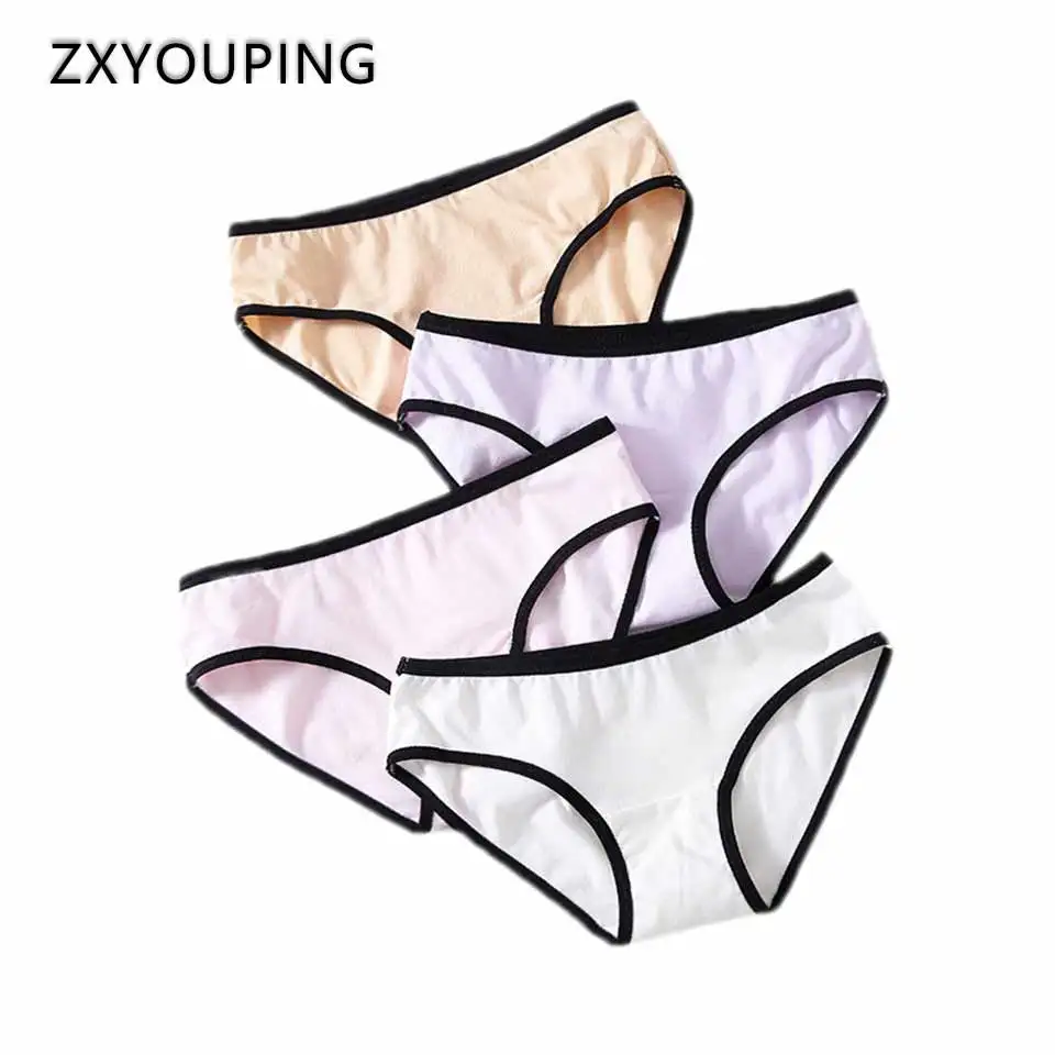 Хлопковые женские трусики сексуальные бесшовные трусы для девушек студенческое
