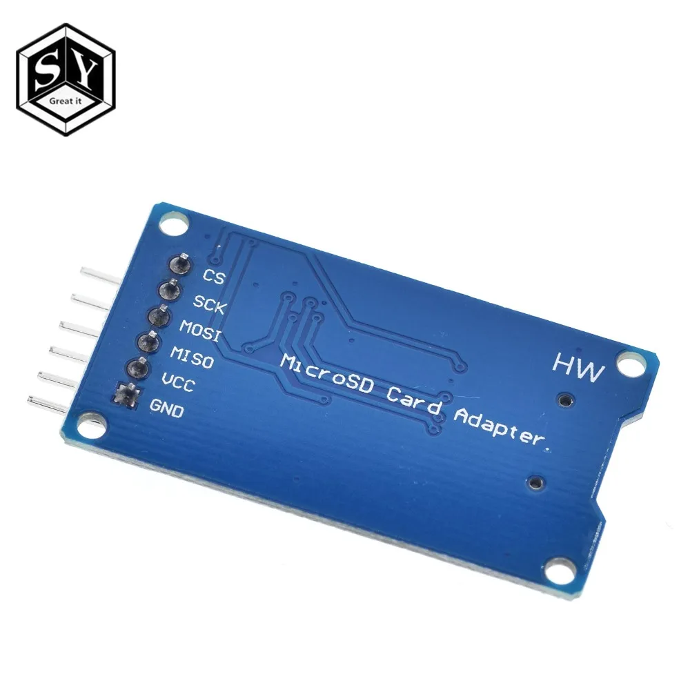 Мини TF кард-ридер Great IT Micro SD card модуль SPI интерфейсы с чипом преобразователя