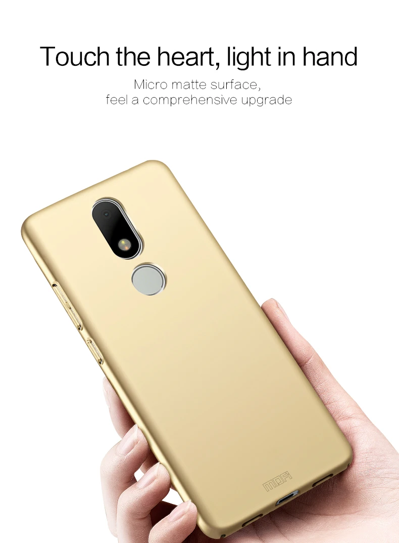 Чехол для Motorola Moto M XT1662 оригинальный жесткий чехол Mofi с полным покрытием XT1663