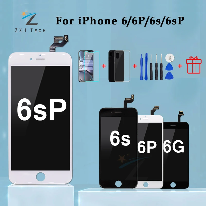 ЖК-экран для iPhone 6s 6 plus дисплей с дигитайзером в сборе замены подарками класс A ++++ |