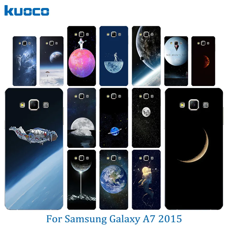 Чехол для телефона Samsung Galaxy A7 2015 силиконовый космический мир Рисунок 5 дюймов A700F