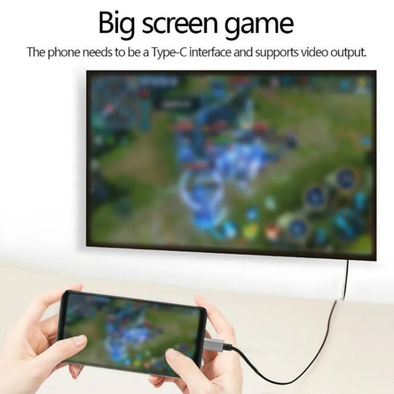 USB-C Тип с разъемами типа C и HDMI 4 K * 2 UHD HDTV адаптер для Samsung Galaxy S8 + macbo G3K5 | Мобильные