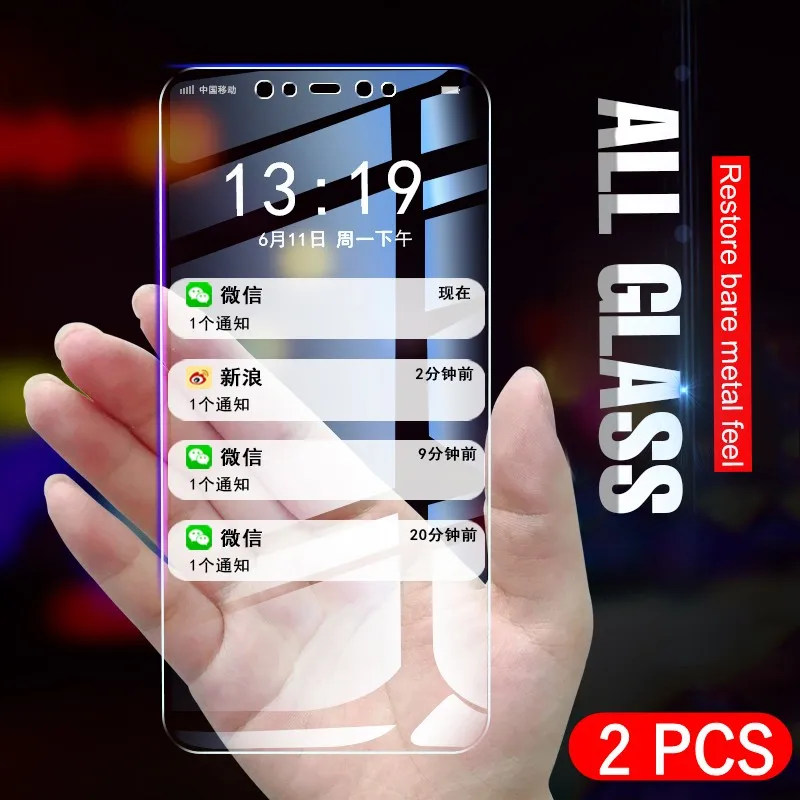 2 шт./лот Защитная пленка для экрана из закаленного стекла Samsung Galaxy A7 A5 A3 A8 A9 2017 2016