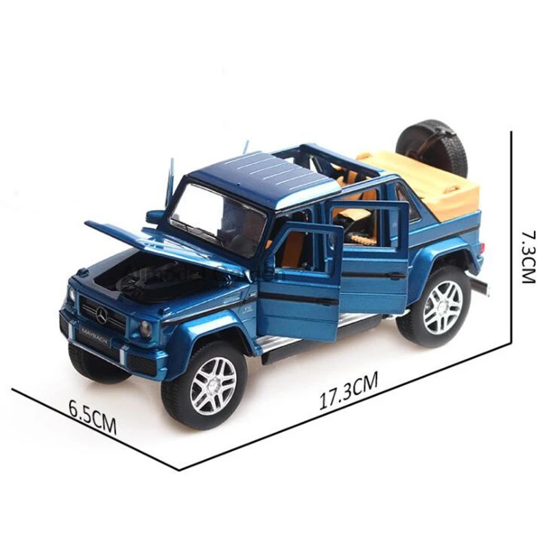 Новинка 1:32 модель автомобиля Maybach Benz G650 из сплава игрушечные машинки бесплатная