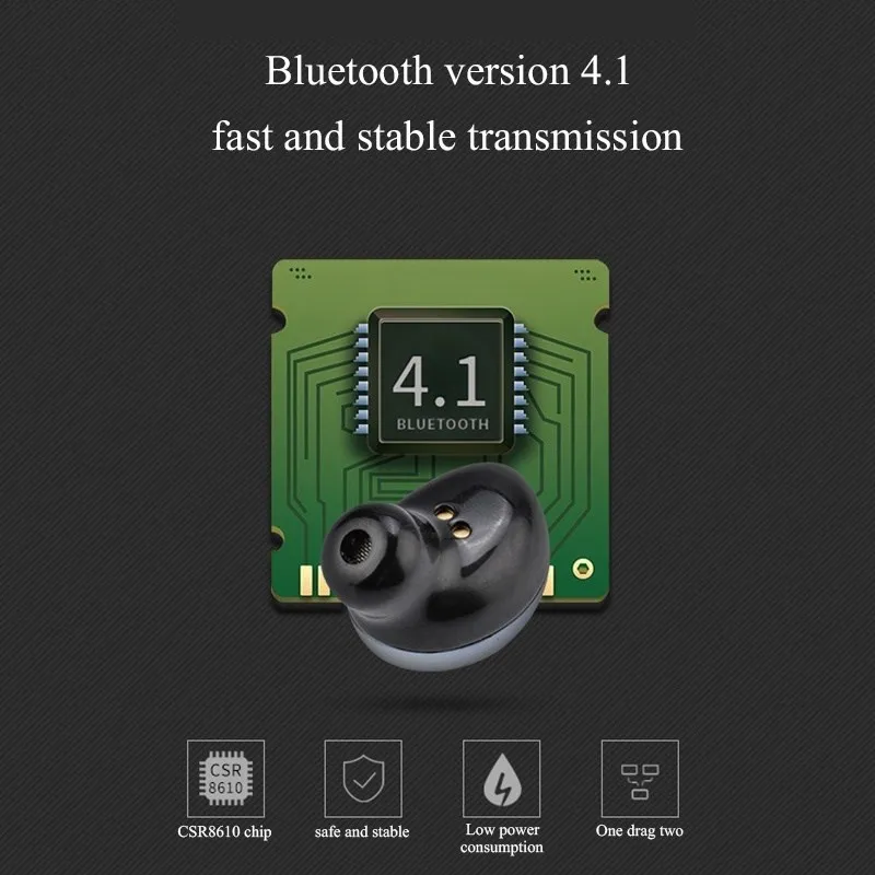 VTIN мини беспроводные Bluetooth наушники в ухо наушник невидимая гарнитура Громкая