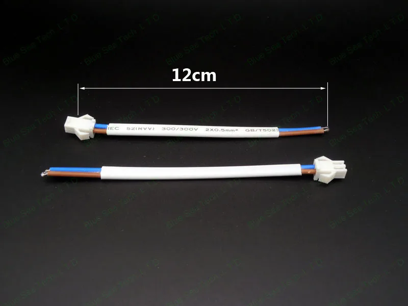 2Pin/way белый 2 54 мм SM 2P штекер с кабелем 12 см для электронной цепи