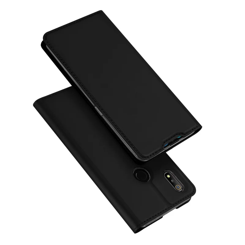 DUX DUCIS кожаный чехол для Realme 3 Coque Realmi 3 Pro Роскошный тонкий флип-чехол-кошелек для OPPO Realme 3/Pro чехол s