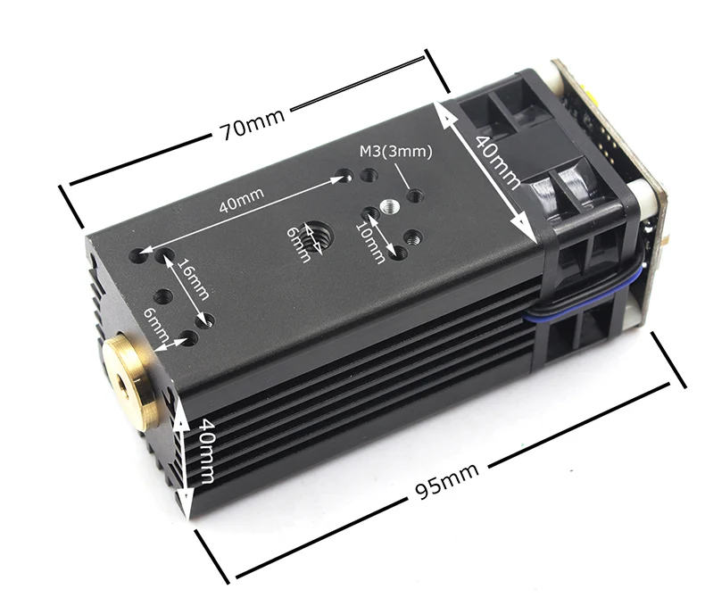 Oxлазеры высокой мощности 15 Вт DIY лазерная головка ttl 450нм синий лазерный модуль для ЧПУ гравировки резки фанеры и гравировки на нержавеющей стали