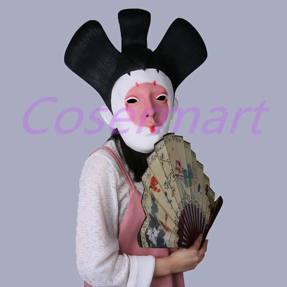 Cos 2017 фильм Призрак в Ракушке маски Geisha маска робота латексная Новинка реквизит