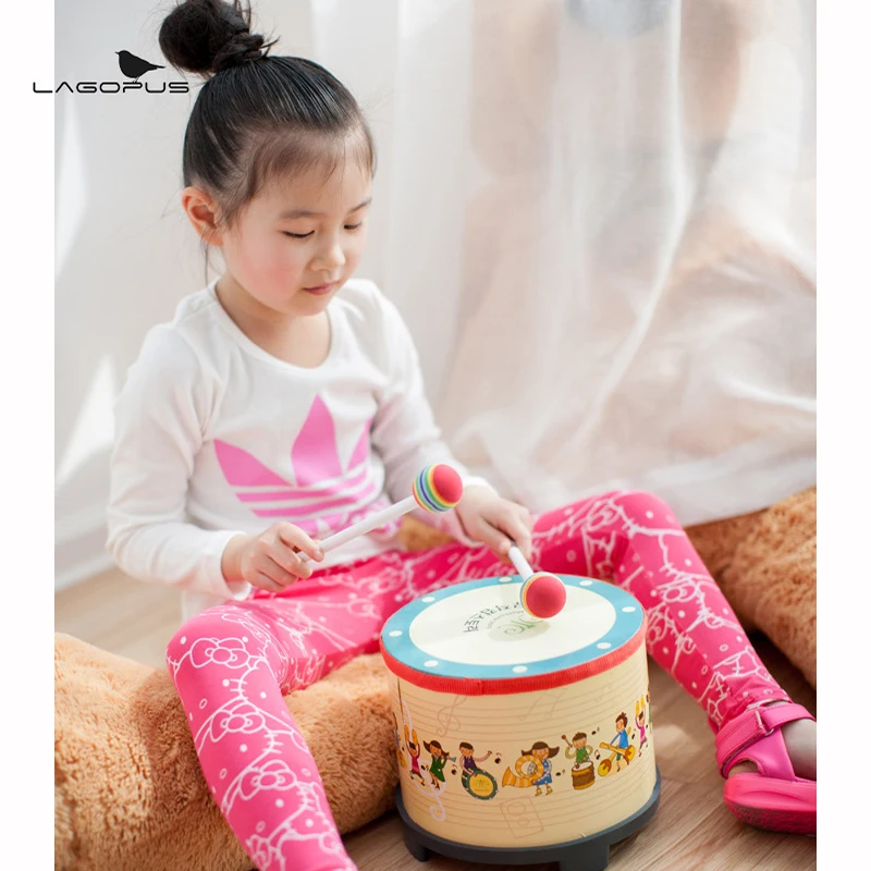 Мягкие деревянные детские барабаны перкуссия в Корейском стиле музыкальный