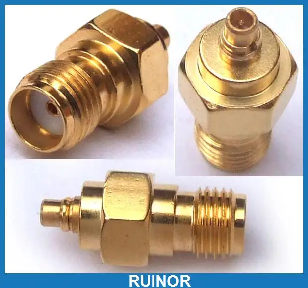 50 шт. MMCX SMA адаптер разъем гнездо к штекер прямые RF адаптеры|sm plug|plug femaleplug male |
