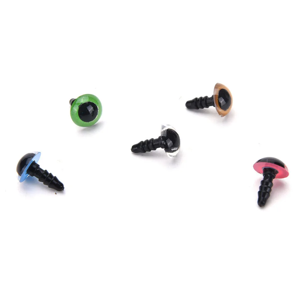 

100pcs 8mm 10mm Plastic Craft Toy Doll Eyes Safety For Bear Puppet Crafts Children Toys DIY Handmade Accessories Wholesale